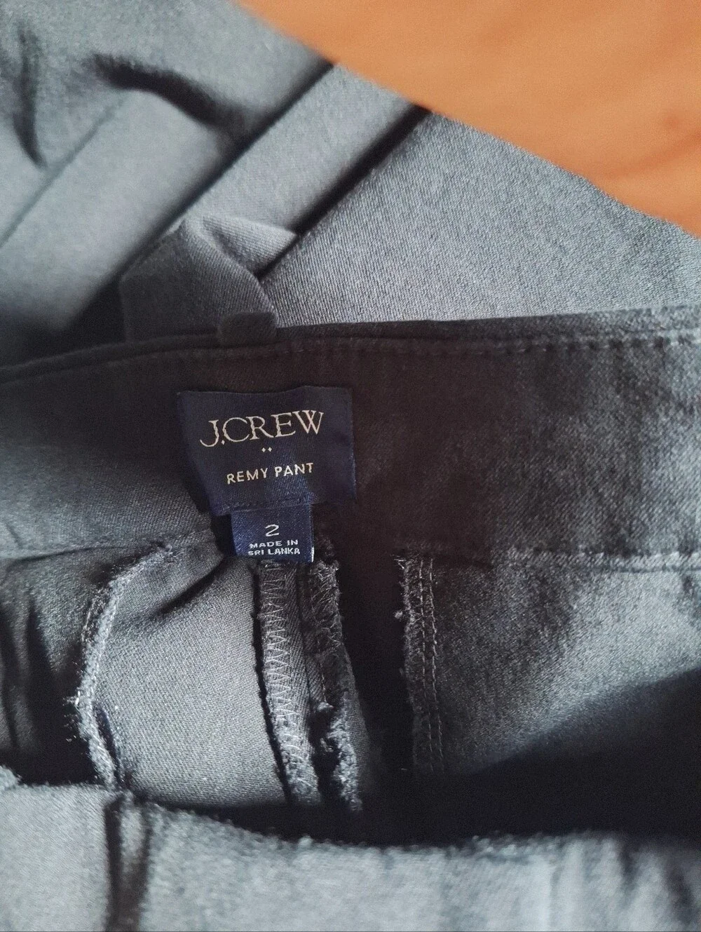 J. Crew Women's Black Chinos - Wide Leg Size 2